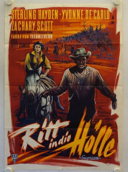 Shot Gun original release german movie poster