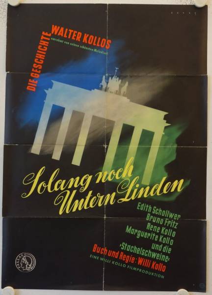 Solang noch untern Linden originales deutsches Filmplakat