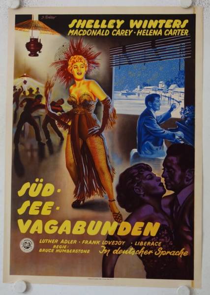 South Sea Sinner original release german movie poster