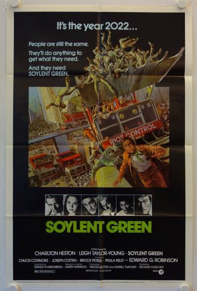 Soylent Green original release US onesheet movie poster