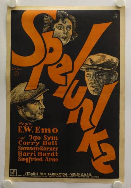 Spelunke original release german movie poster