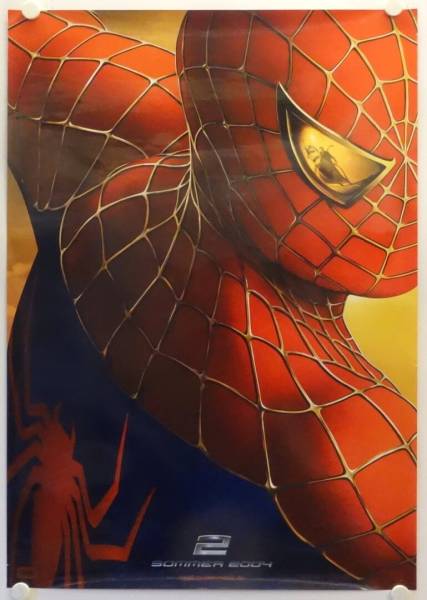 Spider-Man 2 original release german double-panel movie poster