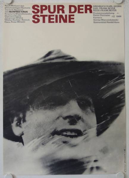 Spur der Steine originales DDR Filmplakat (R90)