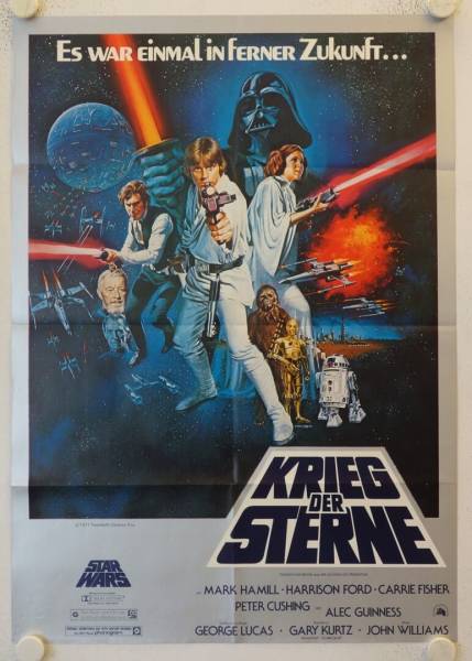 Star Wars original release german movie poster