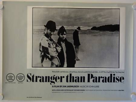 Stranger than Paradise originales British Quad Filmplakat
