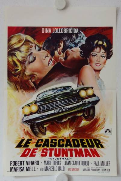 Stuntman original release belgian movie poster