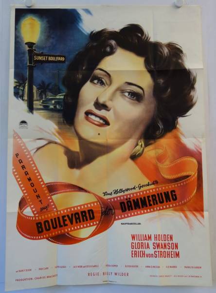 Boulevard der Dämmerung originales deutsches Filmplakat
