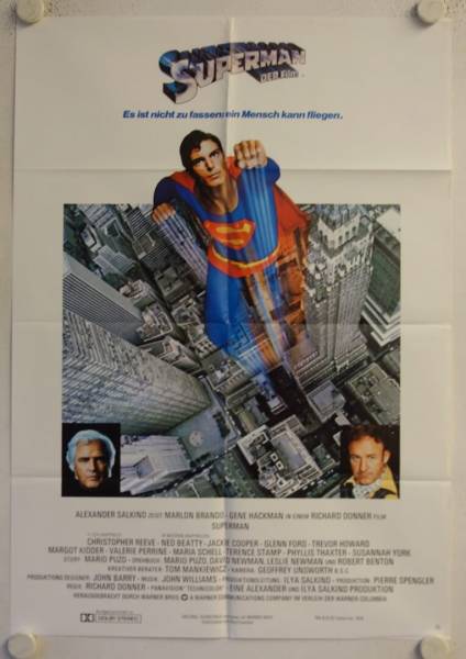 Superman originales deutsches Filmplakat