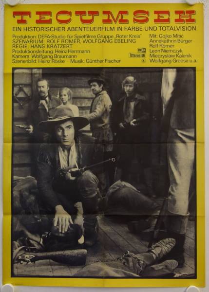Tecumseh original release east-german movie poster