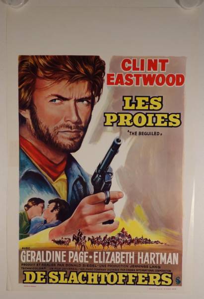 The Beguiled original release belgian movie poster