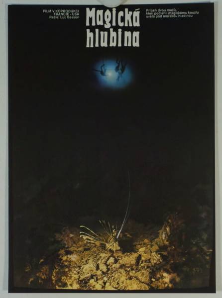 Im Rausch der Tiefe originales Filmplakat aus Tschechien