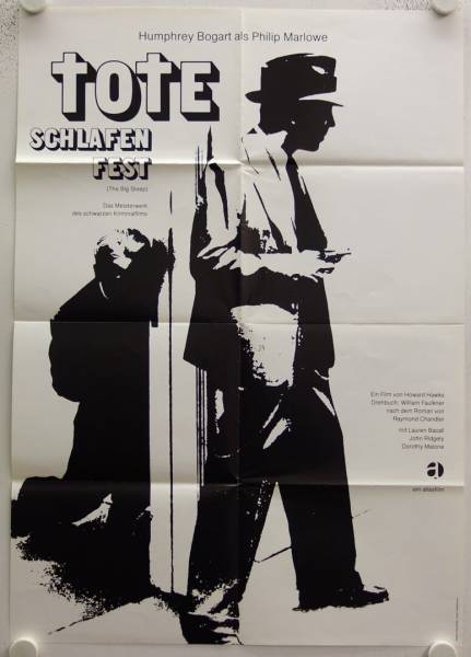 The Big Sleep original movie poster first release german poster
