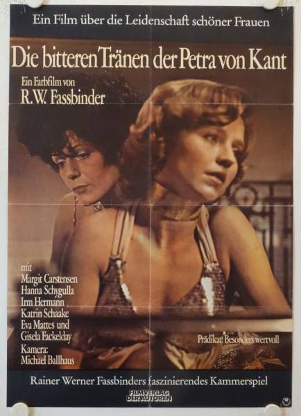 The Bitter Tears of Petra von Kant original release german movie poster