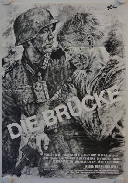 Die Brücke originales deutsches Filmplakat