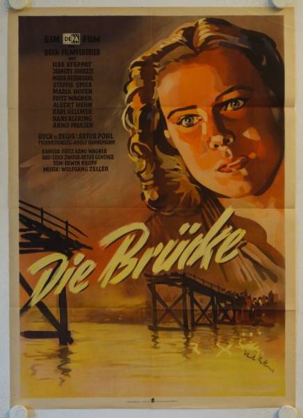 Die Brücke originales DDR Filmplakat