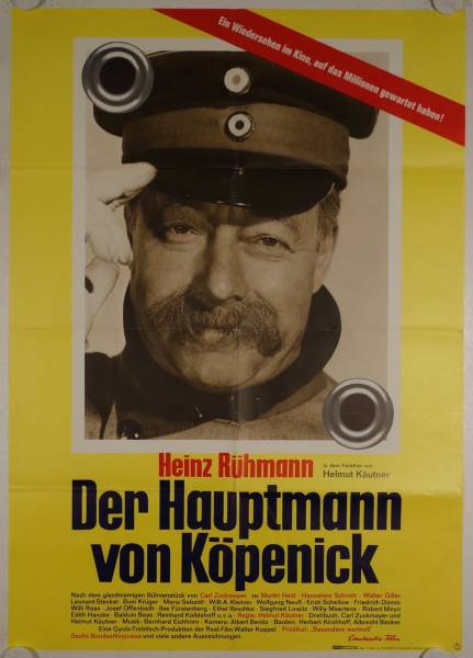 The Captain from Koepenick re-release german movie poster