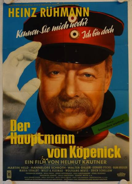 The Captain from Koepenick re-release german movie poster