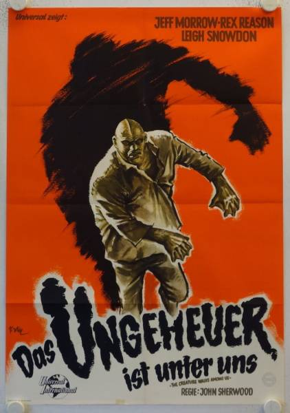 Das Ungeheuer ist unter uns originales deutsches Filmplakat