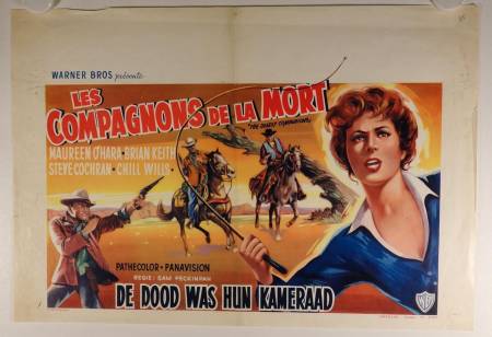 Gefährten des Todes originales Filmplakat aus Belgien