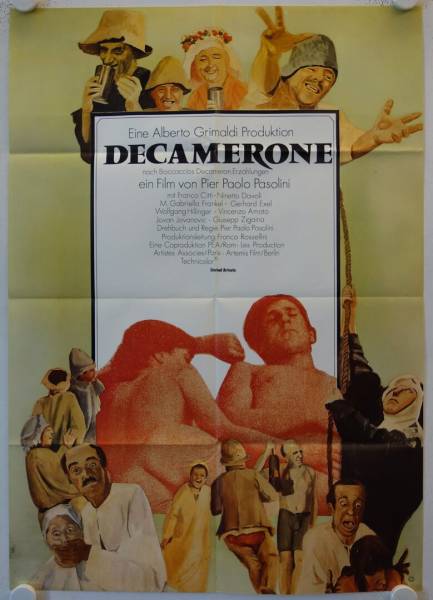 Decamerone originales deutsches Filmplakat