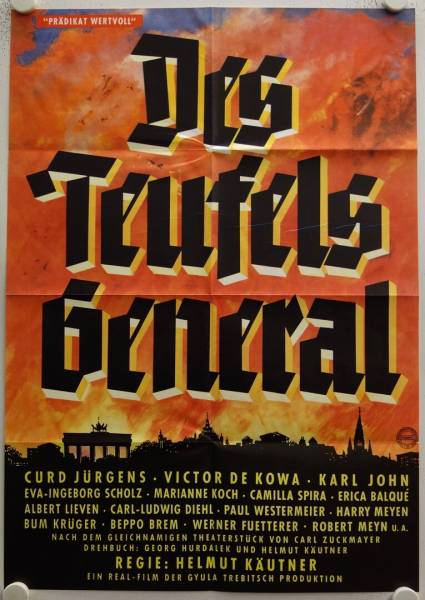 The Devil's General re-release german movie poster