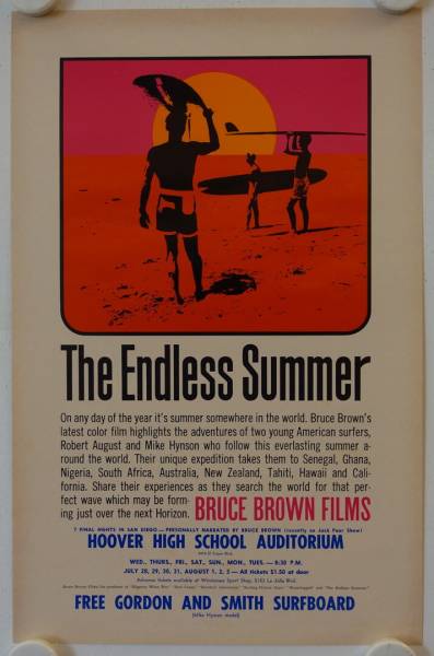 The Endless Summer original release US special movie poster