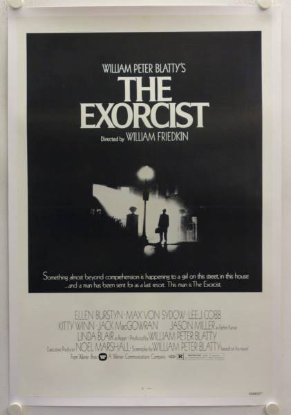 Der Exorzist originales US Onesheet Filmplakat