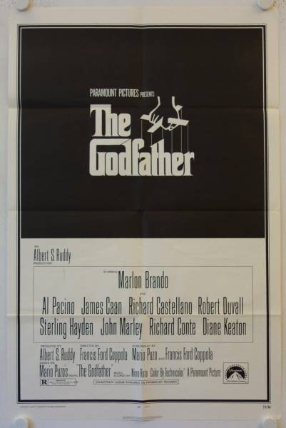 Der Pate originales US Filmplakat
