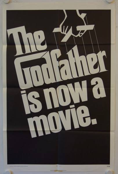 Der Pate originales US Filmplakat
