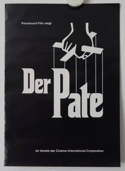 The Godfather original german pressbook