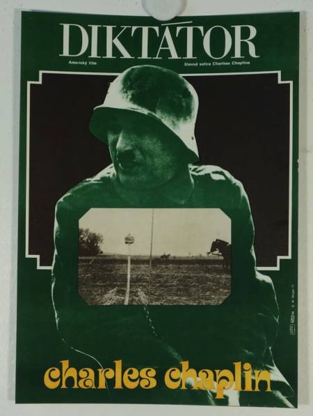 The Great Dictator original release czech movie poster