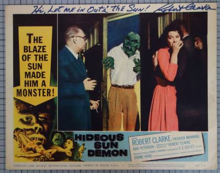 The Hideous Sun Demon originale US Lobby Card