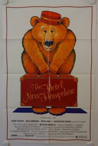 The Hotel New Hampshire original release US Onesheet movie poster