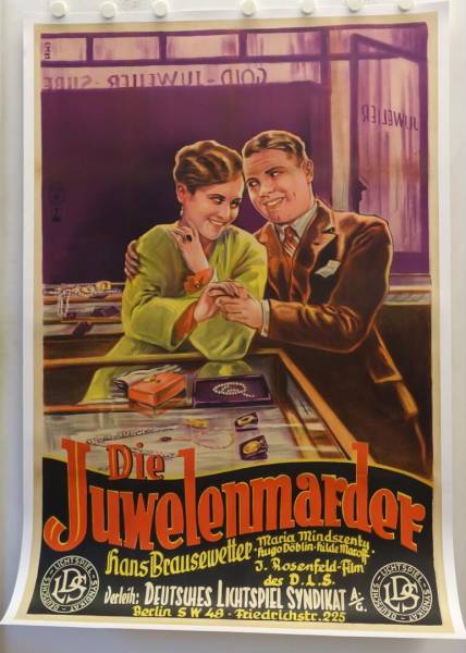 Die Juwelenmarder originales deutsches Filmplakat