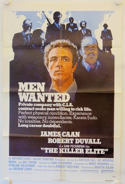 Die Killer Elite originales US Onesheet Filmplakat
