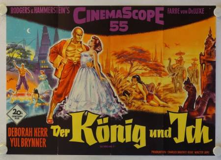 The King and I original release german movie poster