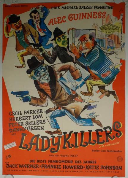 Ladykillers originales deutsches Filmplakat