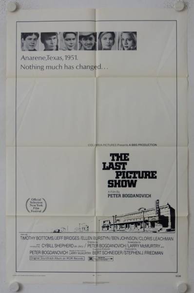 Die letzte Vorstellung originales US Onesheet Filmplakat