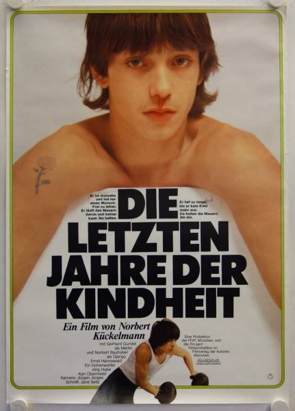 The last Years of Childhood original release german movie poster