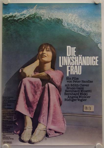 Die linkshändige Frau originales deutsches Filmplakat