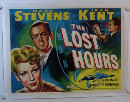 The Lost Hours original release British Quad movie poster