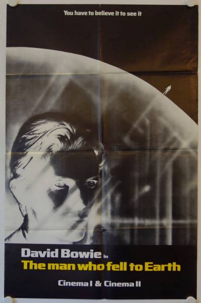 Der Mann der vom Himmel fiel originales US Filmplakat