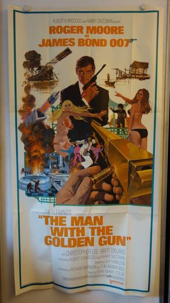 The Man with the Golden Gun original release US Three-Sheet movie poster
