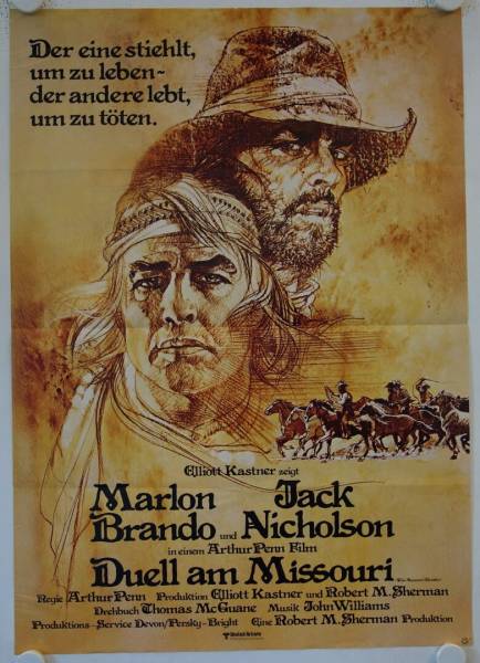 The Missouri Breaks original release german movie poster