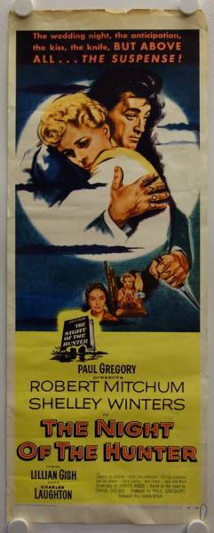 Die Nacht des Jägers originales US Filmplakat