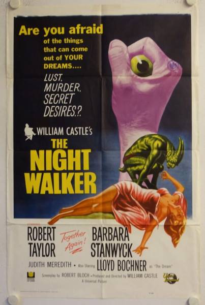 Er kam nur nachts originales US Onesheet Filmplakat