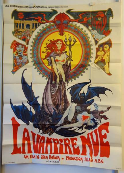 The Nude Vampire - La Vampire Nue original release large french movie poster