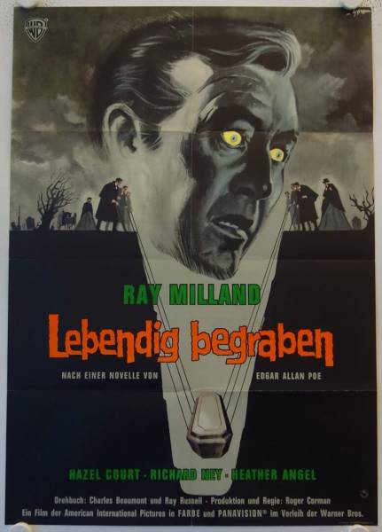 The Premature Burial original release german movie poster