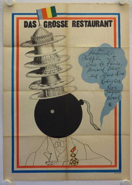 Das grosse Restaurant originales DDR Filmplakat