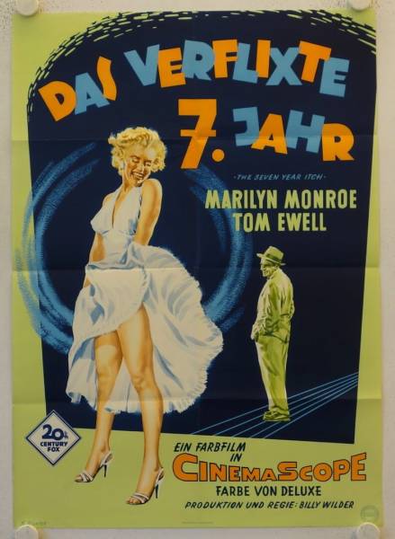 The Seven Year Itch original release german movie poster